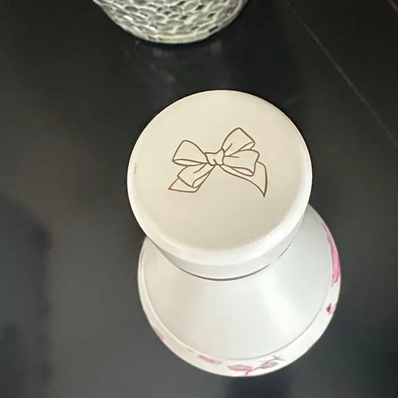 Stanley Pink and White Floral Accent Vase - Picture 2 of 5